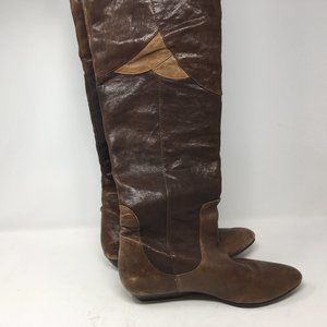 Lucky Brand Over the knee Boots 8 leather Gwen